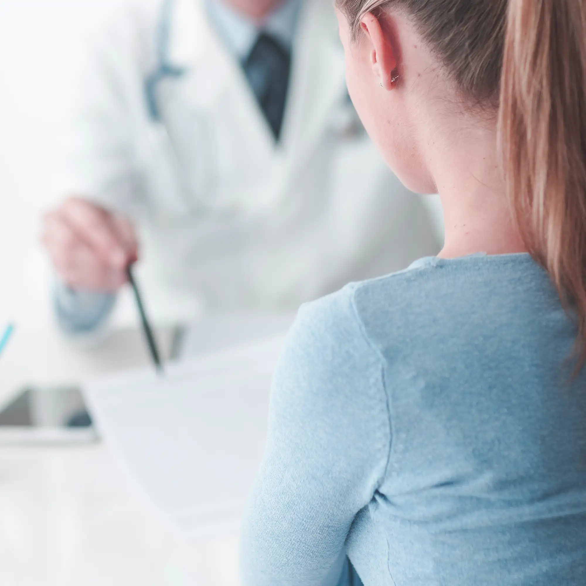 Paziente in visita medica